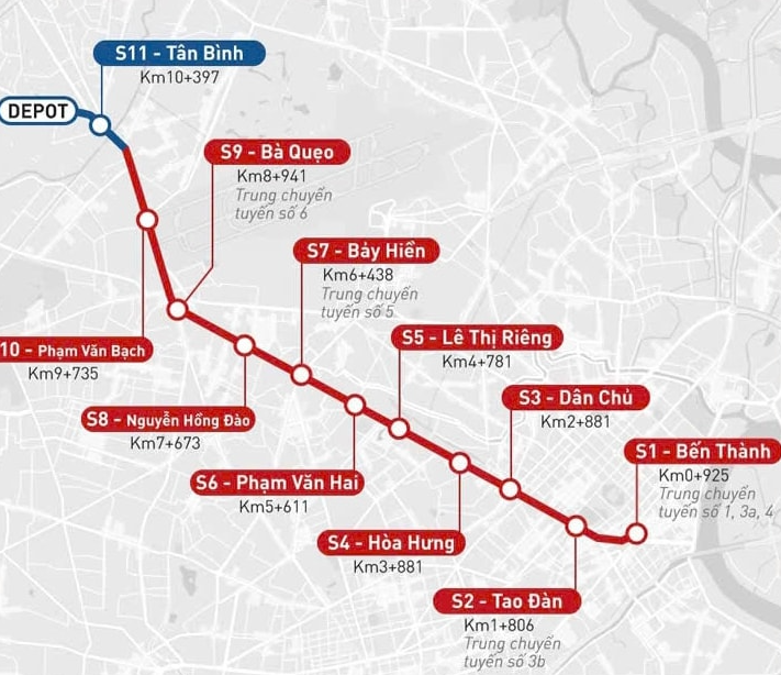 TP. Hồ Chí Minh: Di dời hạ tầng thần tốc, quyết tâm cuối năm khởi công Metro số 2